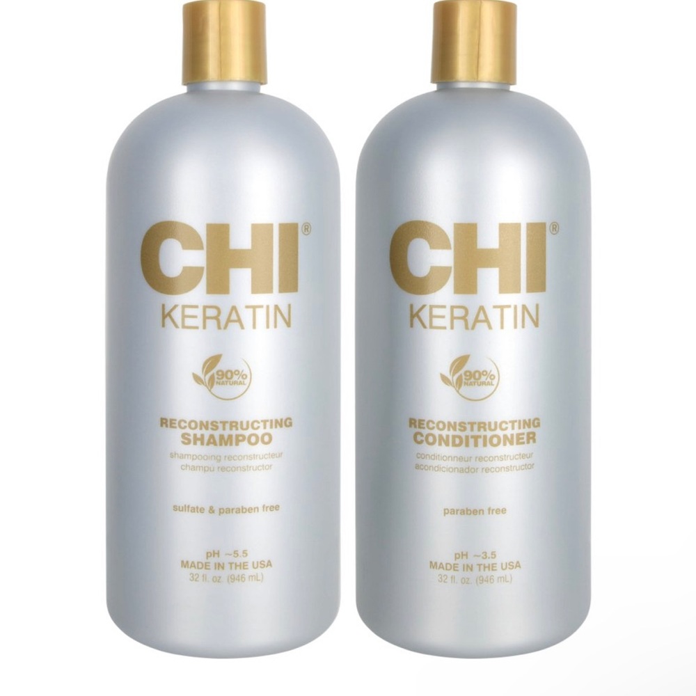 CHI Keratin Liter Shampoo & Conditioner Set